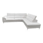 Viola - Italian Contemporary Grey Leather Right Facing Sectional Sofa by VIG Furniture - View 8