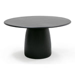 Lander Modern Mid Century Black Oak Round Dining Table by VIG Furniture - View 1
