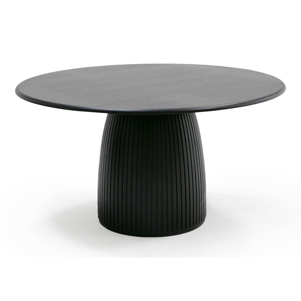 Lander Modern Mid Century Black Oak Round Dining Table by VIG Furniture - View 1