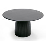Lander Modern Mid Century Black Oak Round Dining Table by VIG Furniture - View 10
