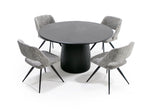 Lander Modern Mid Century Black Oak Round Dining Table by VIG Furniture - View 3