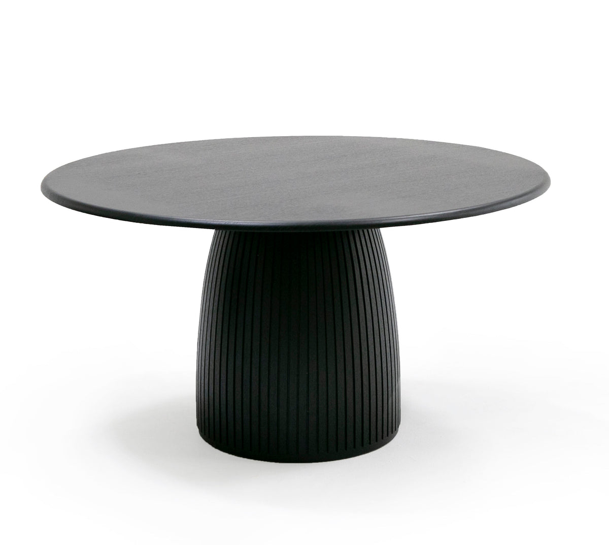 Lander Modern Mid Century Black Oak Round Dining Table by VIG Furniture - View 4