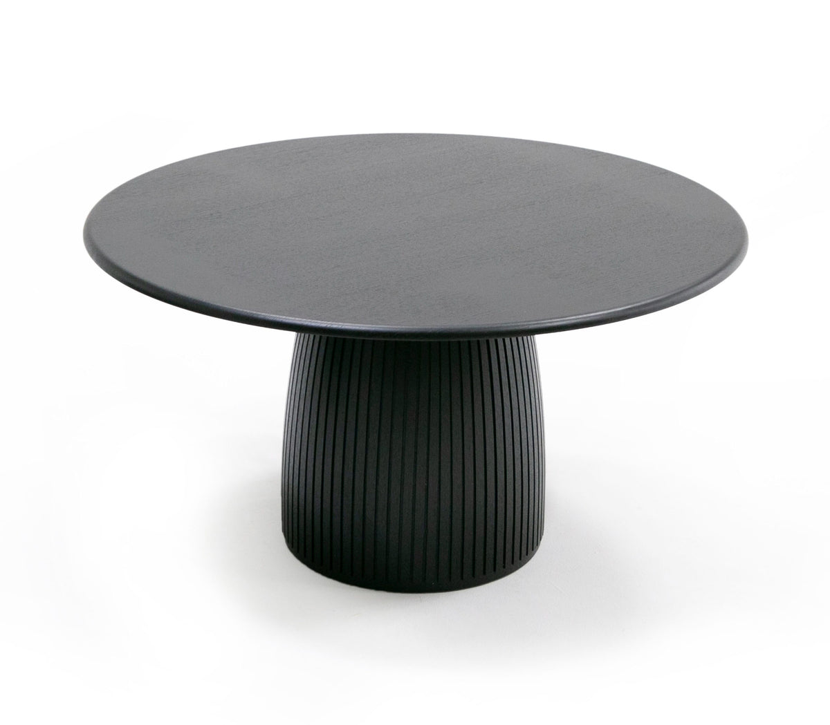 Lander Modern Mid Century Black Oak Round Dining Table by VIG Furniture - View 5
