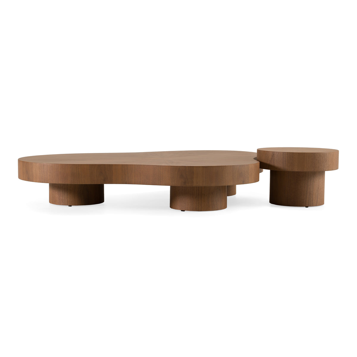 Larch - Modern Walnut Nesting Table Set by VIG Furniture - View 1
