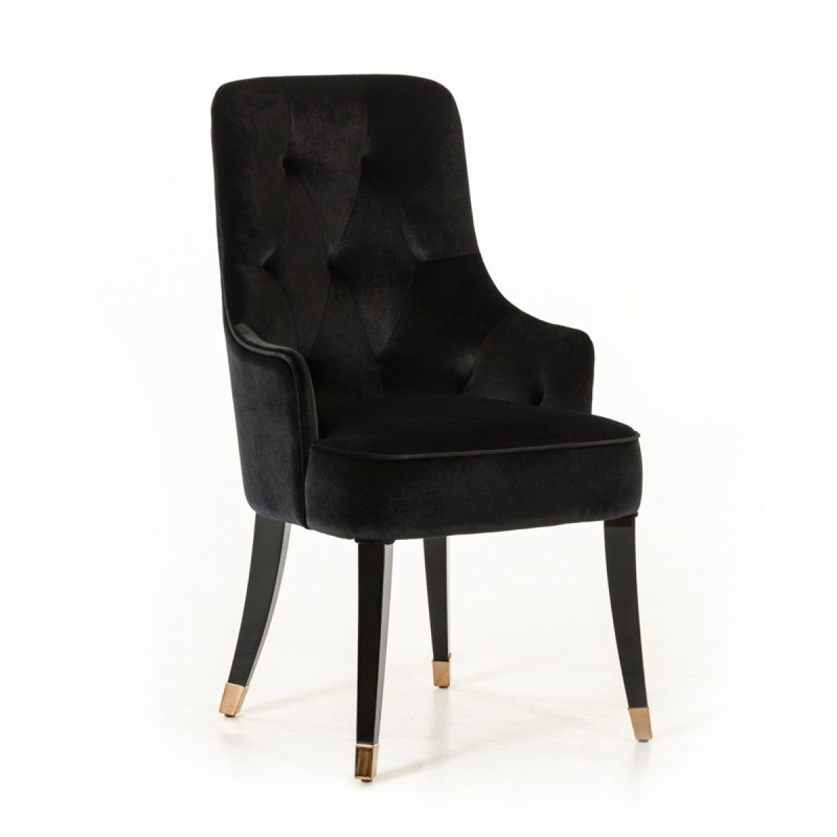 Larissa Modern Black Fabric Dining Chair by VIG Furniture - View 5