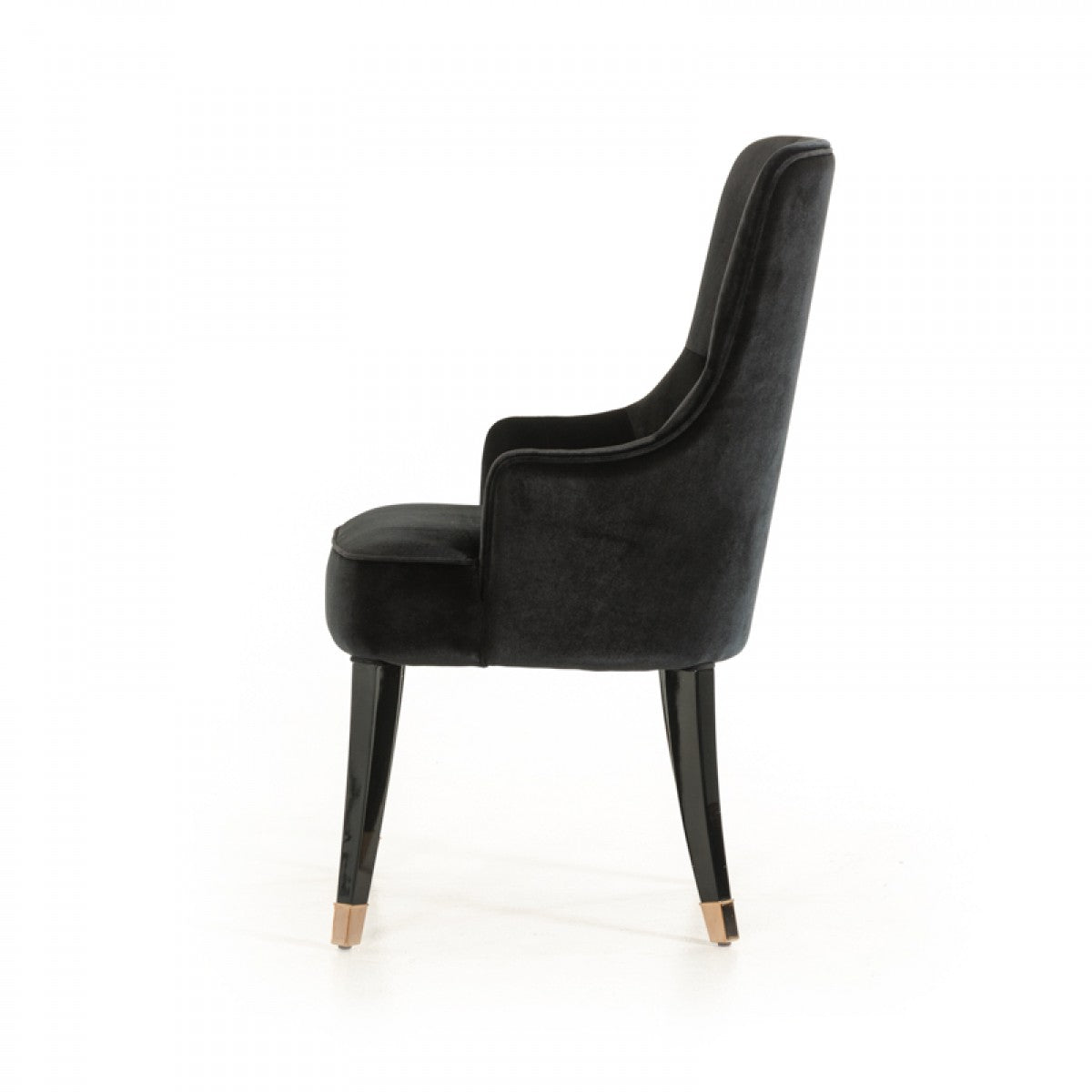 Larissa Modern Black Fabric Dining Chair by VIG Furniture - View 3
