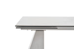 Latrobe - Modern White Ceramic Quartz 118" Extendable Dining Table by VIG Furniture - View 6