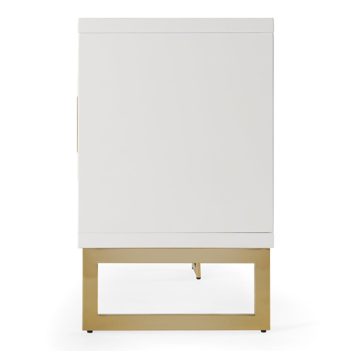 Leah - Contemporary White High Gloss & Champagne Gold Buffet by VIG Furniture - View 3