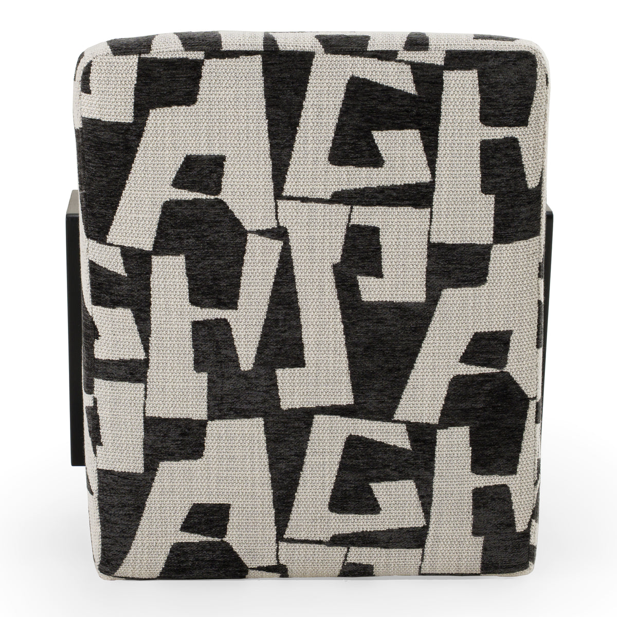Leana - Modern Black & White Fabric Accent Chair by VIG Furniture - View 5