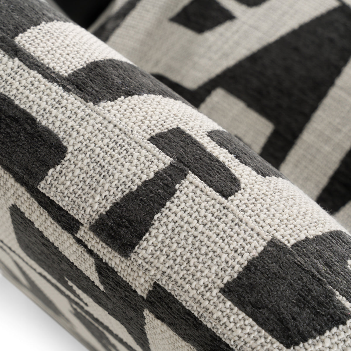 Leana - Modern Black & White Fabric Accent Chair by VIG Furniture - View 7