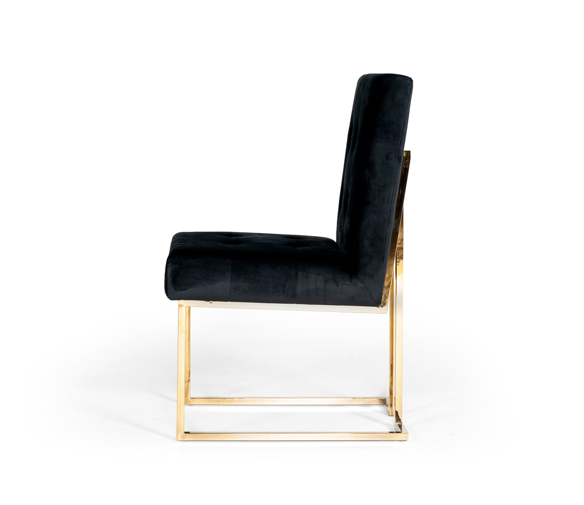Legend Modern Black & Gold Dining Chair (Set of 2) by VIG Furniture - View 12