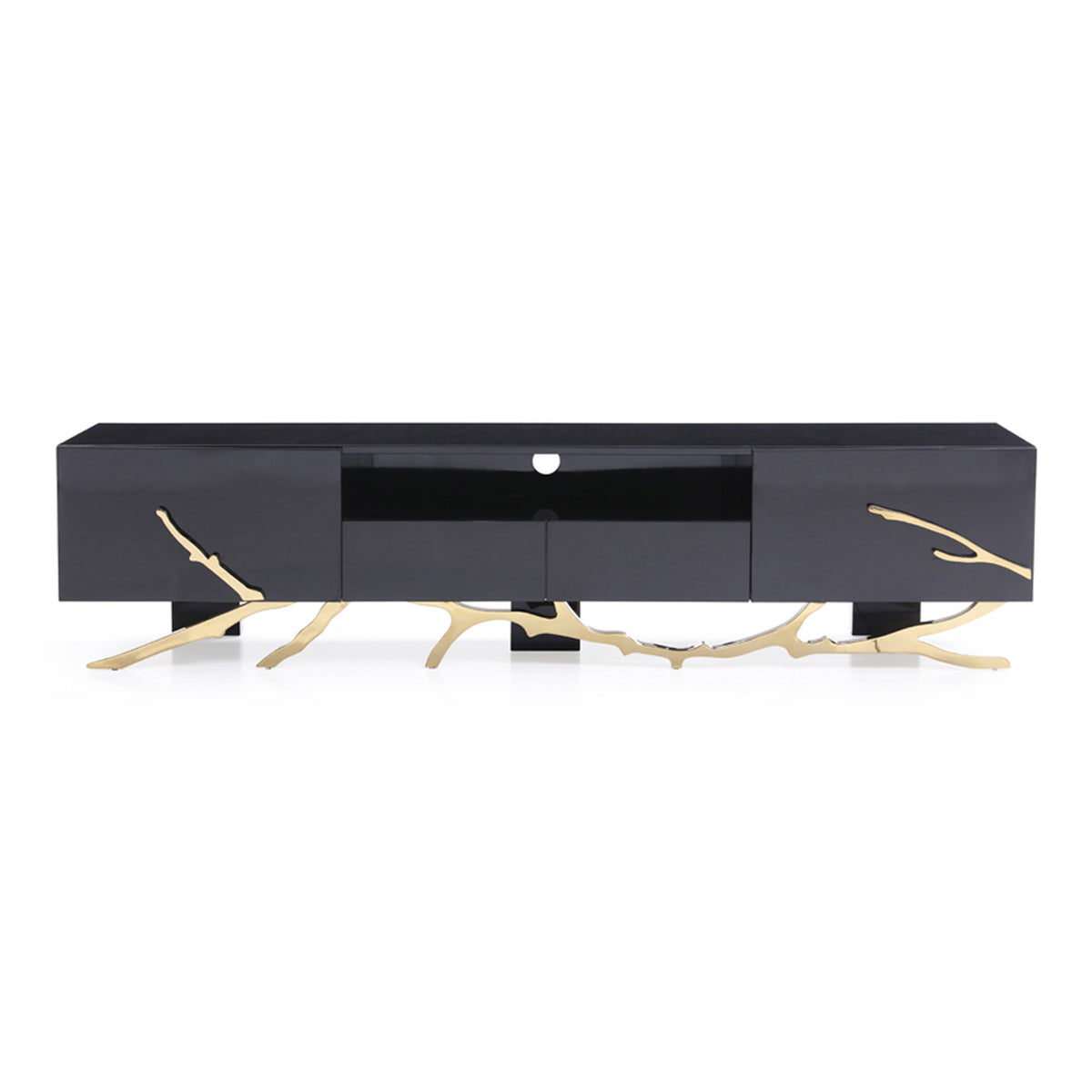Legend Modern Black & Gold 79" TV Stand by VIG Furniture - View 1