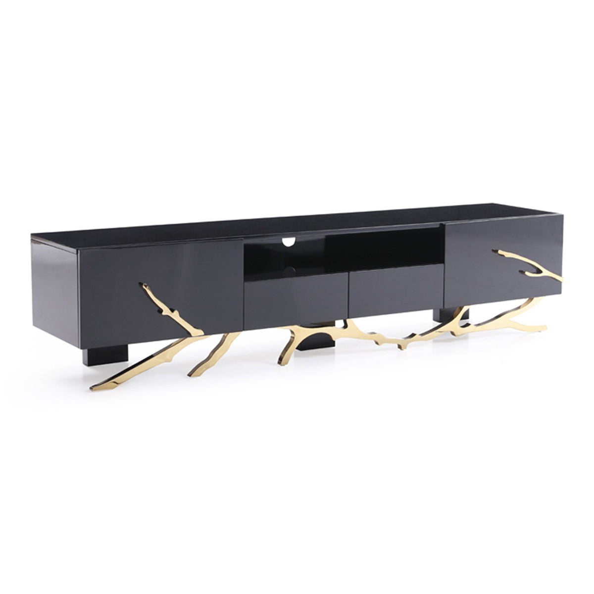 Legend Modern Black & Gold 79" TV Stand by VIG Furniture - View 6