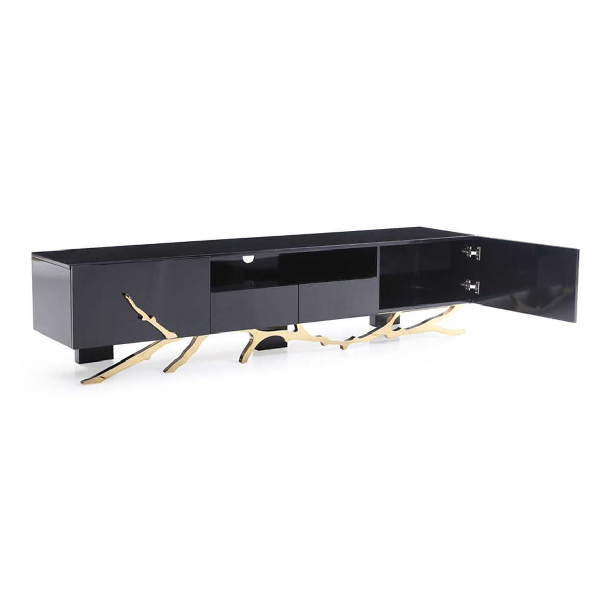 Legend Modern Black & Gold 79" TV Stand by VIG Furniture - View 7