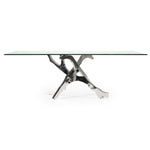 Legend Modern Glass & Stainless Steel Dining Table by VIG Furniture - View 1