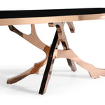 Legend - Modern Black Glass & Rosegold Dining Table by VIG Furniture - View 12