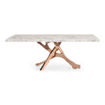 Legend - Modern White Marble & Rosegold Dining Table by VIG Furniture - View 1