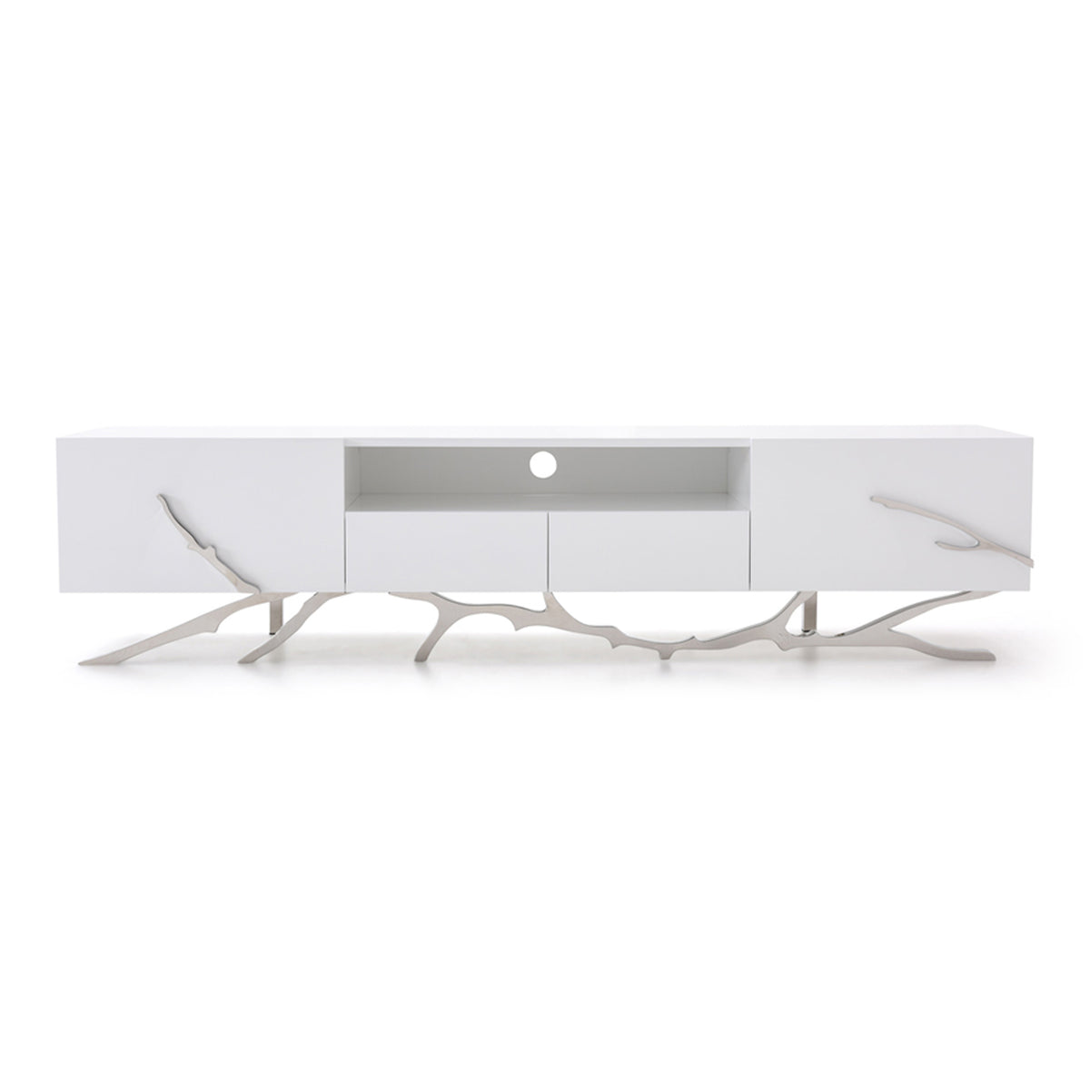 Legend 79"-Wide Modern White TV Stand by VIG Furniture - View 1