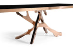 Legend - Modern Black Glass & Rosegold Dining Table by VIG Furniture - View 5