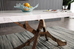 Legend - Modern White Marble & Rosegold Dining Table by VIG Furniture - View 6