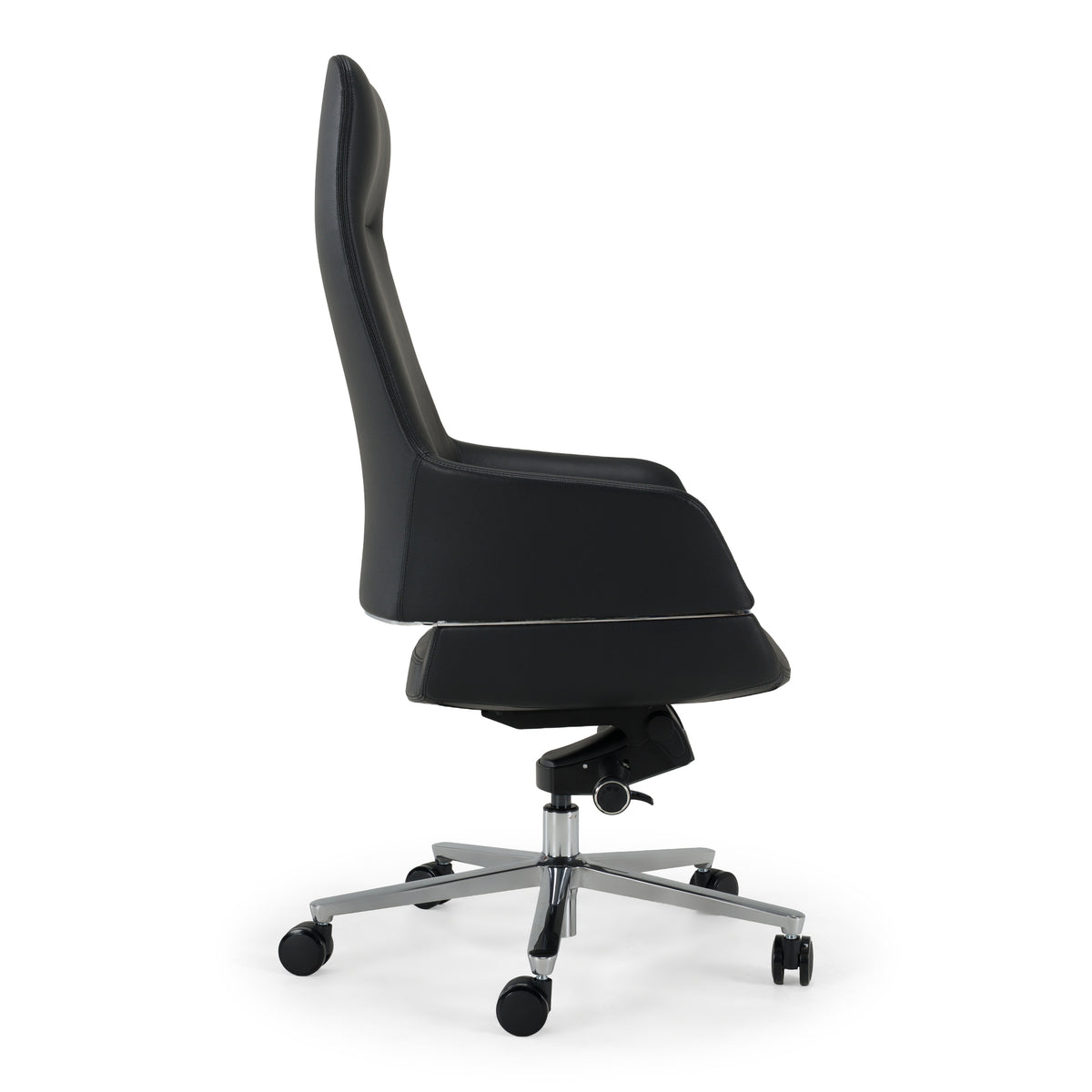 Liddell - Modern Black Leather Executive Office Chair by VIG Furniture - View 2