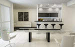 Lisbon Modern Glas Extendable Dining Table by VIG Furniture - View 3