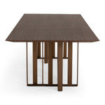 Livia - Modern Wenge & Gold Stainless Steel Dining Table by VIG Furniture - View 10