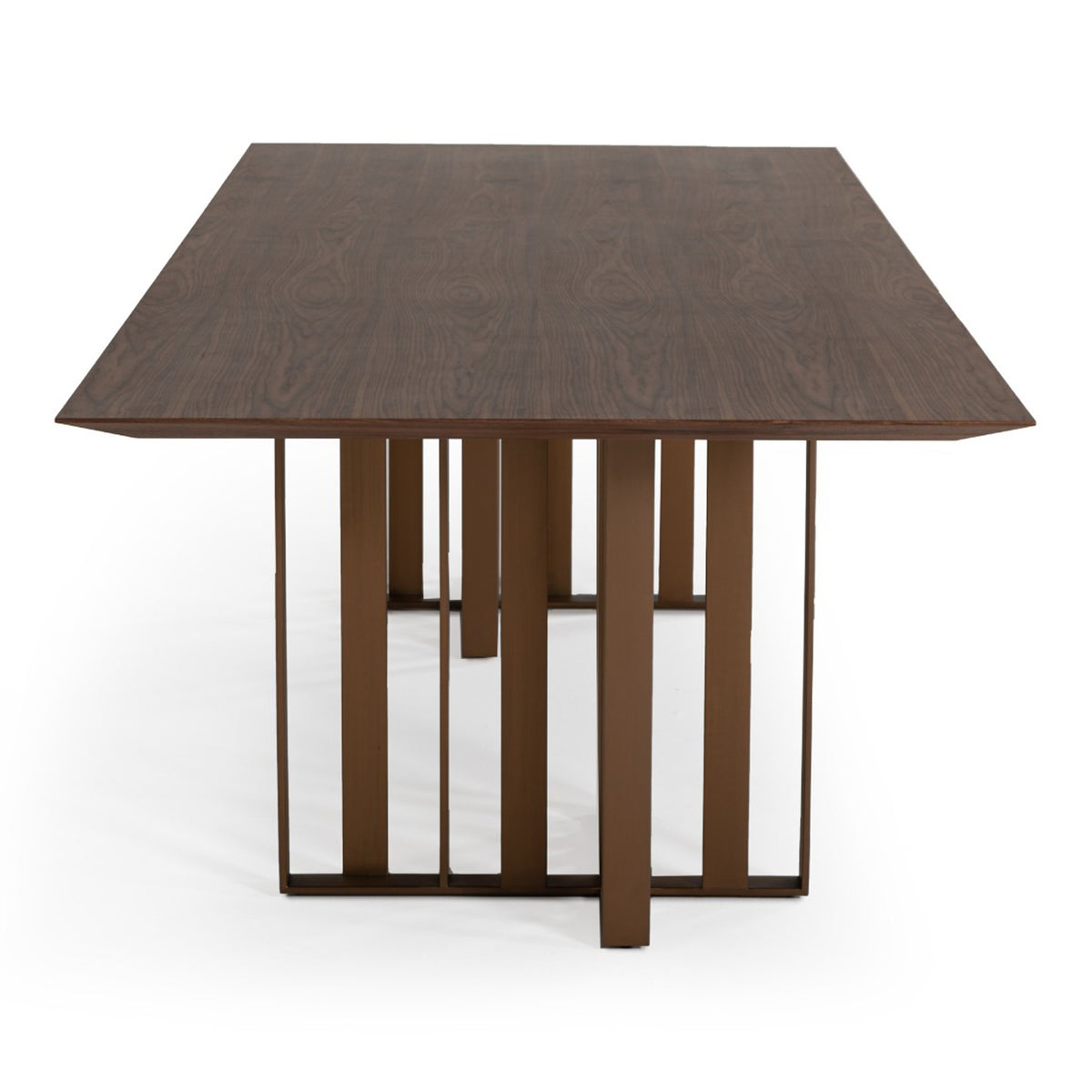 Livia - Modern Wenge & Gold Stainless Steel Dining Table by VIG Furniture - View 10