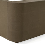 Eastern King Lois - Modern Grey Leather & Beige Shagreen Bed by VIG Furniture - View 5