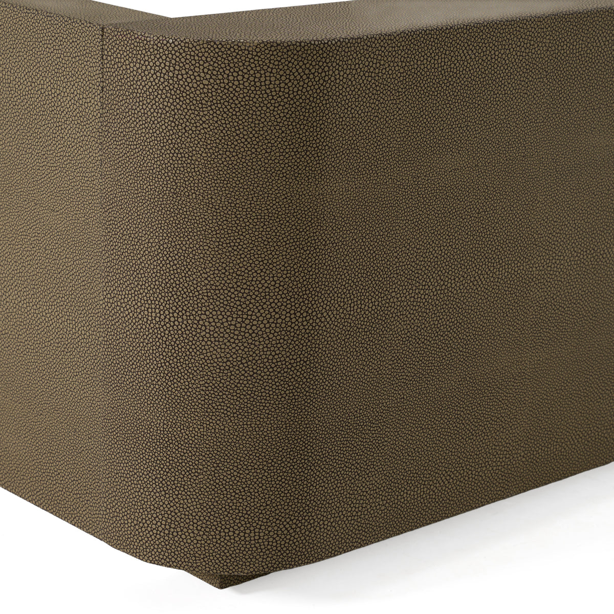 Eastern King Lois - Modern Grey Leather & Beige Shagreen Bed by VIG Furniture - View 5