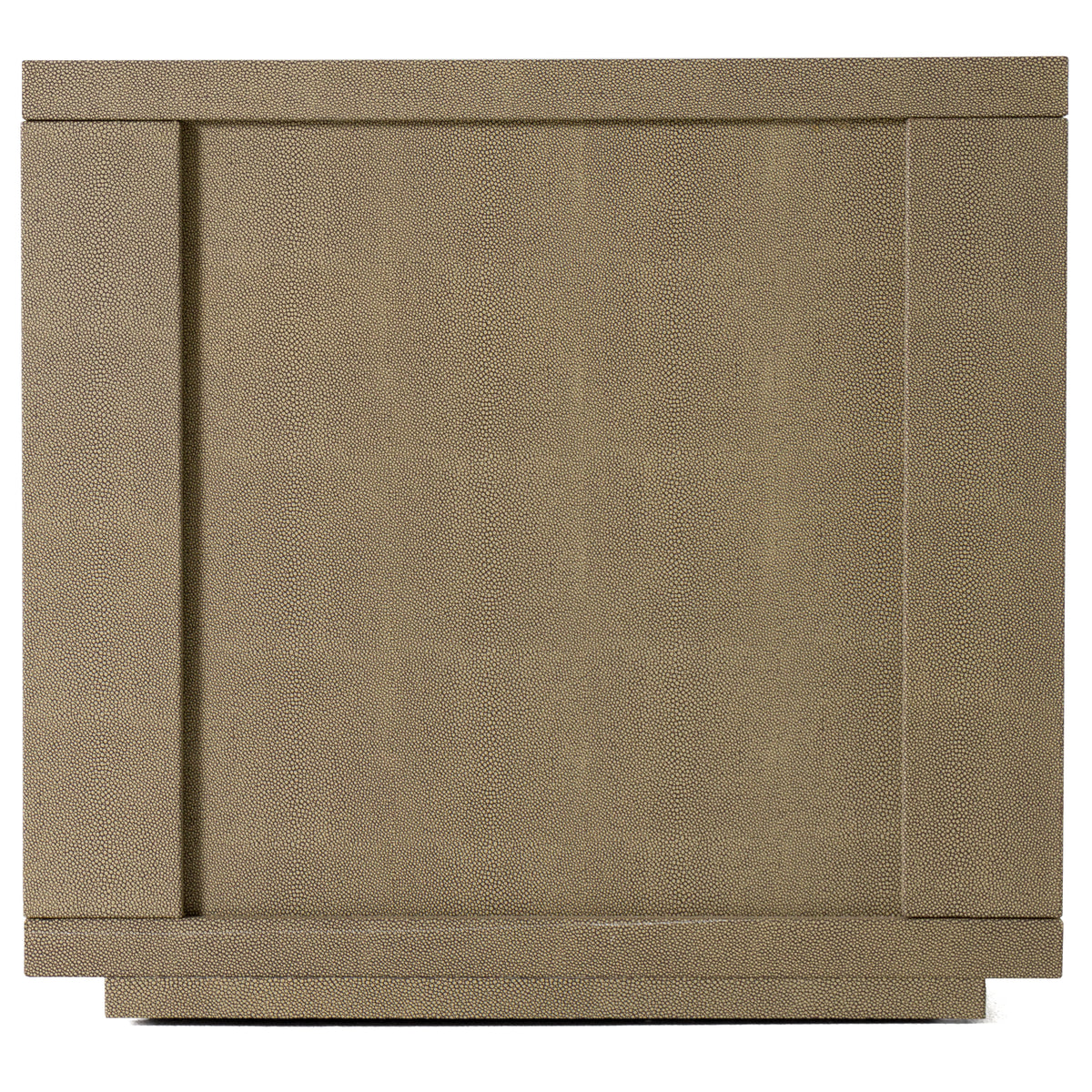 Lois - Modern Beige Shagreen + Brass Nightstand by VIG Furniture - View 8