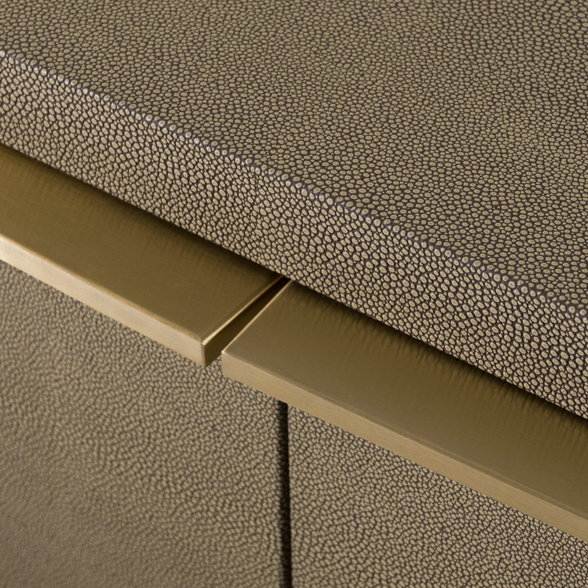 Lois - Modern Beige Shagreen + Brass Dresser by VIG Furniture - View 13