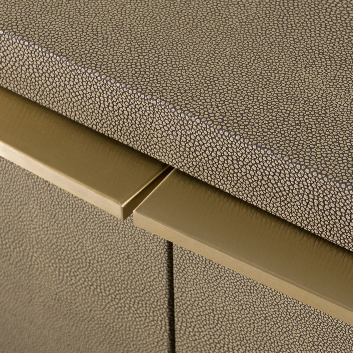 Lois - Modern Beige Shagreen + Brass Dresser by VIG Furniture - View 9