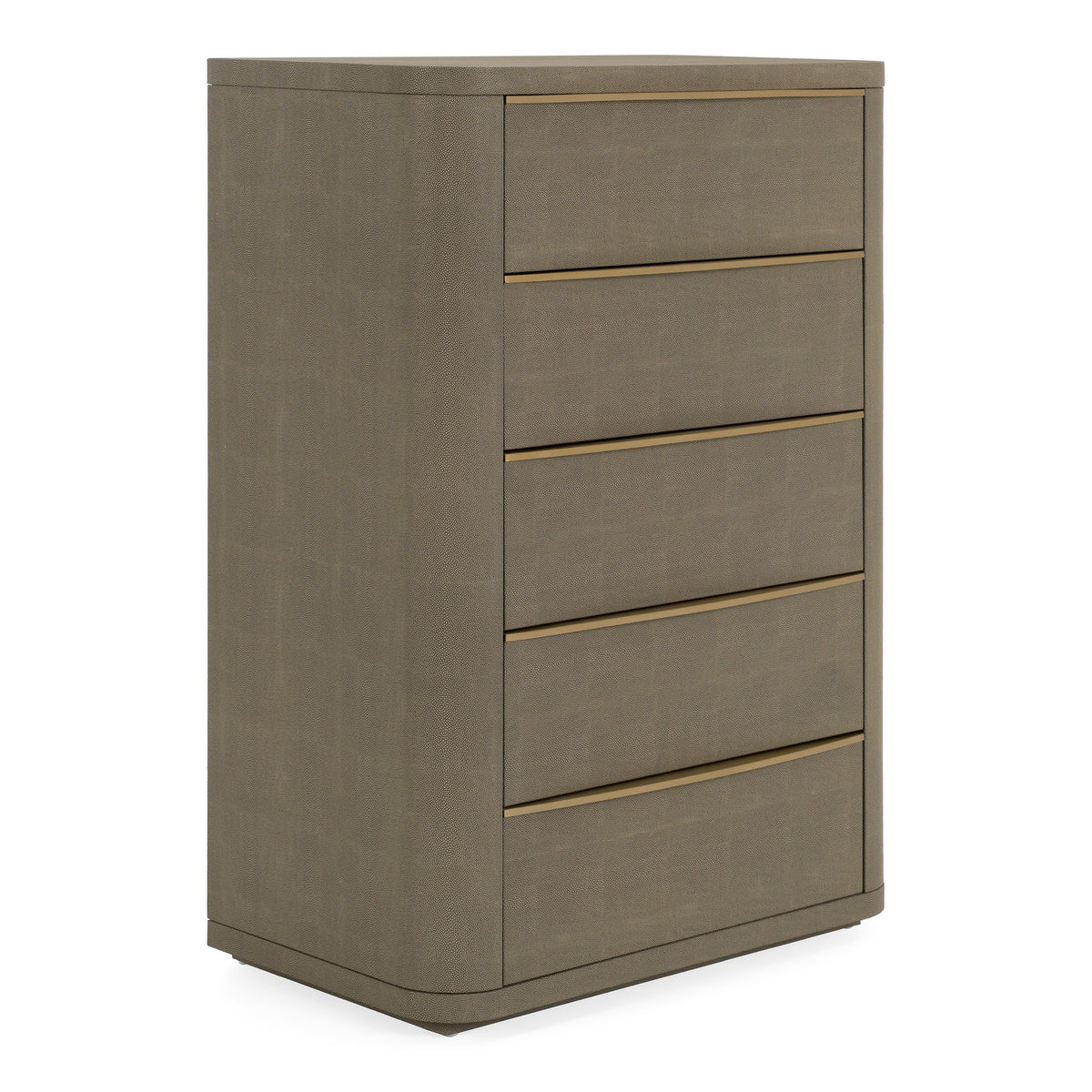 Lois - Modern Beige Shagreen + Brass Chest by VIG Furniture - View 8