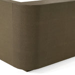 Eastern King Lois - Modern Grey Leather & Beige Shagreen High Headboard Bed by VIG Furniture - View 4