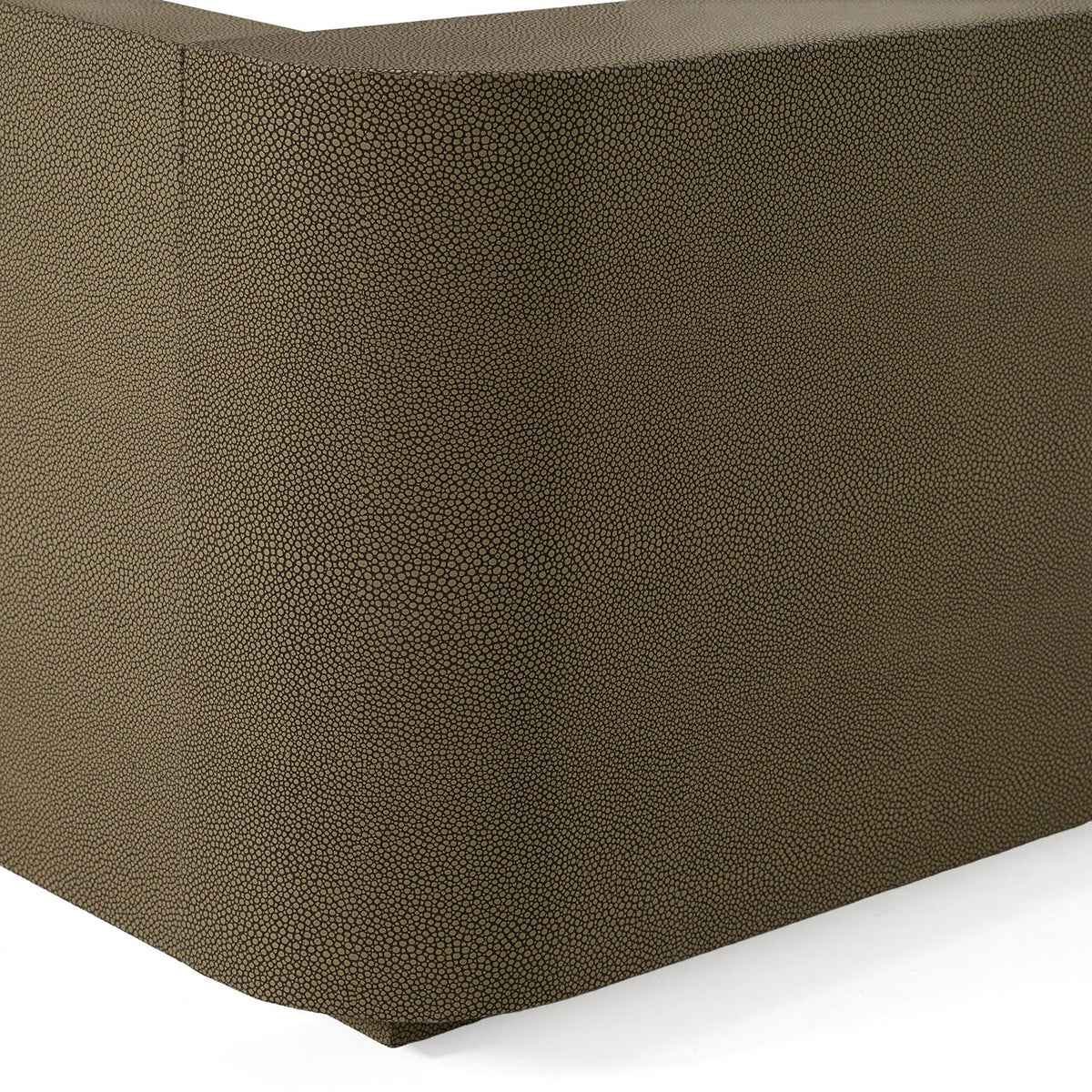 Eastern King Lois - Modern Grey Leather & Beige Shagreen High Headboard Bed by VIG Furniture - View 4