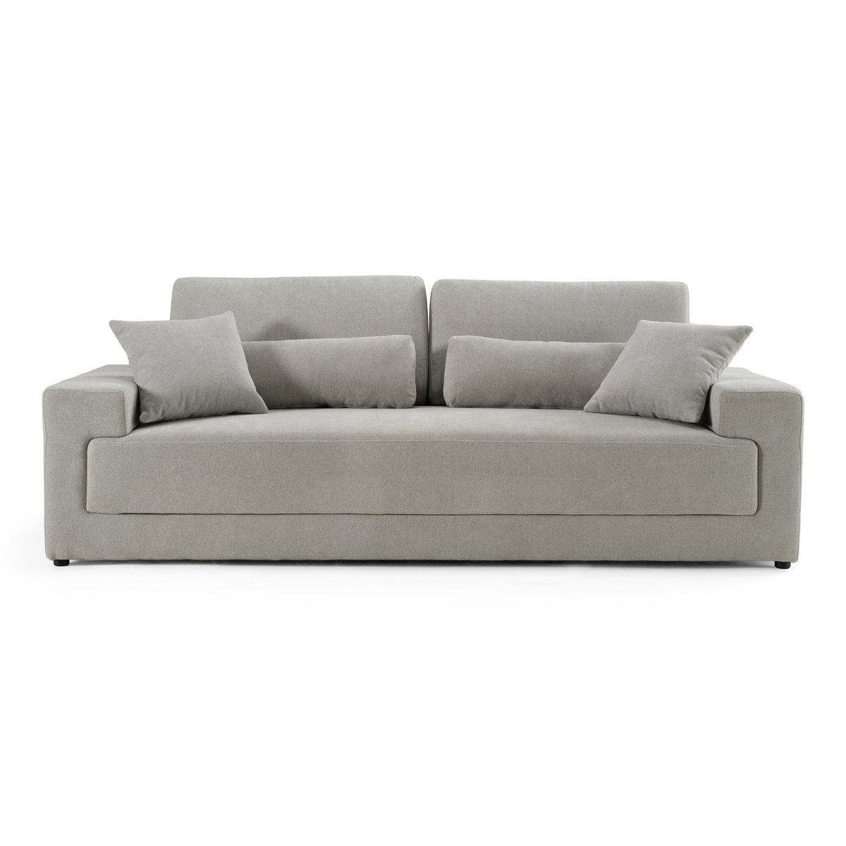 Loki - Modern Grey Fabric 3-Seat Sofa by VIG Furniture - View 1