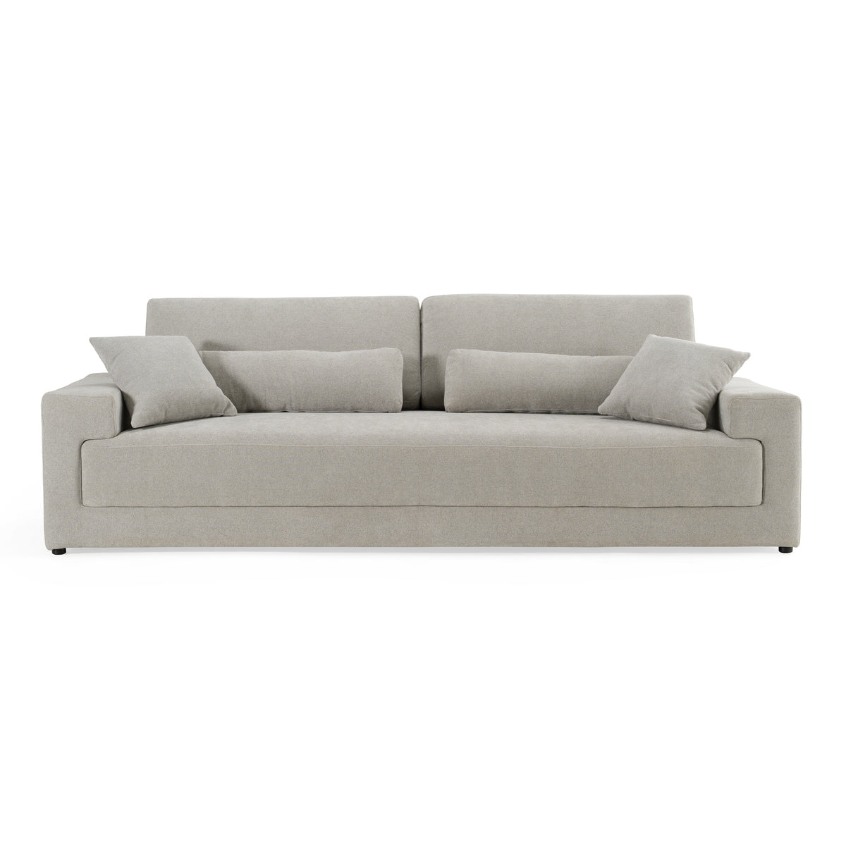 Loki - Modern Grey Fabric 4-Seat Sofa by VIG Furniture - View 1