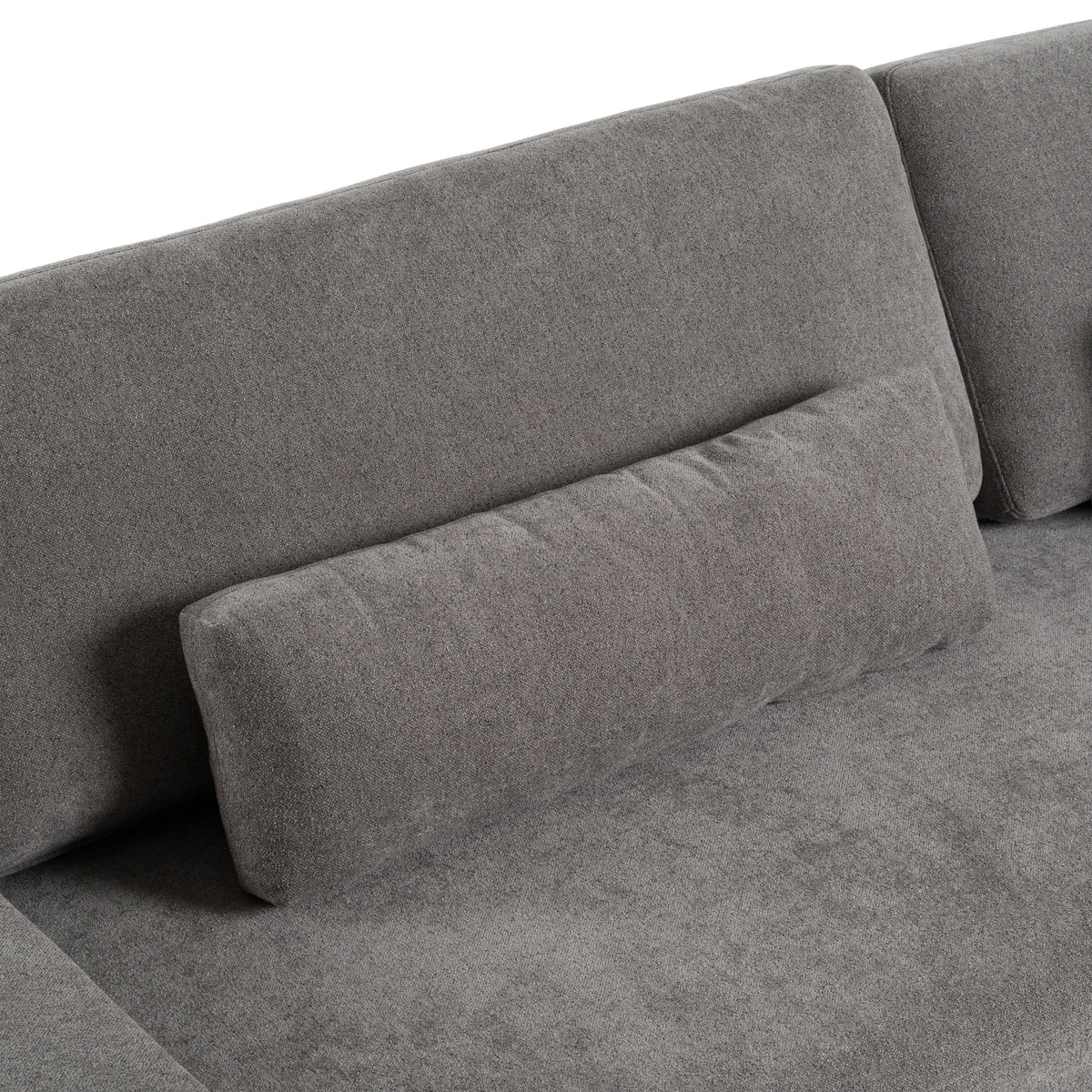 Loki - Modern Grey Fabric Right Facing Sectional Sofa by VIG Furniture - View 6