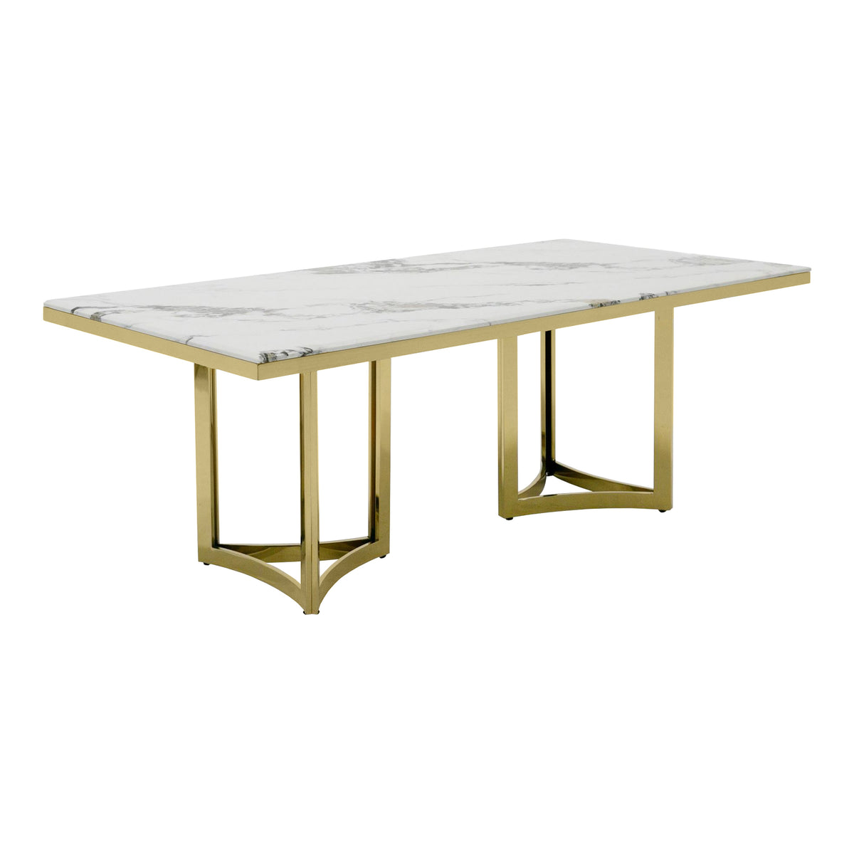 Loomis - White Marble & Gold Dining Table by VIG Furniture - View 13