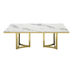 Loomis - White Marble & Gold Dining Table by VIG Furniture - View 14