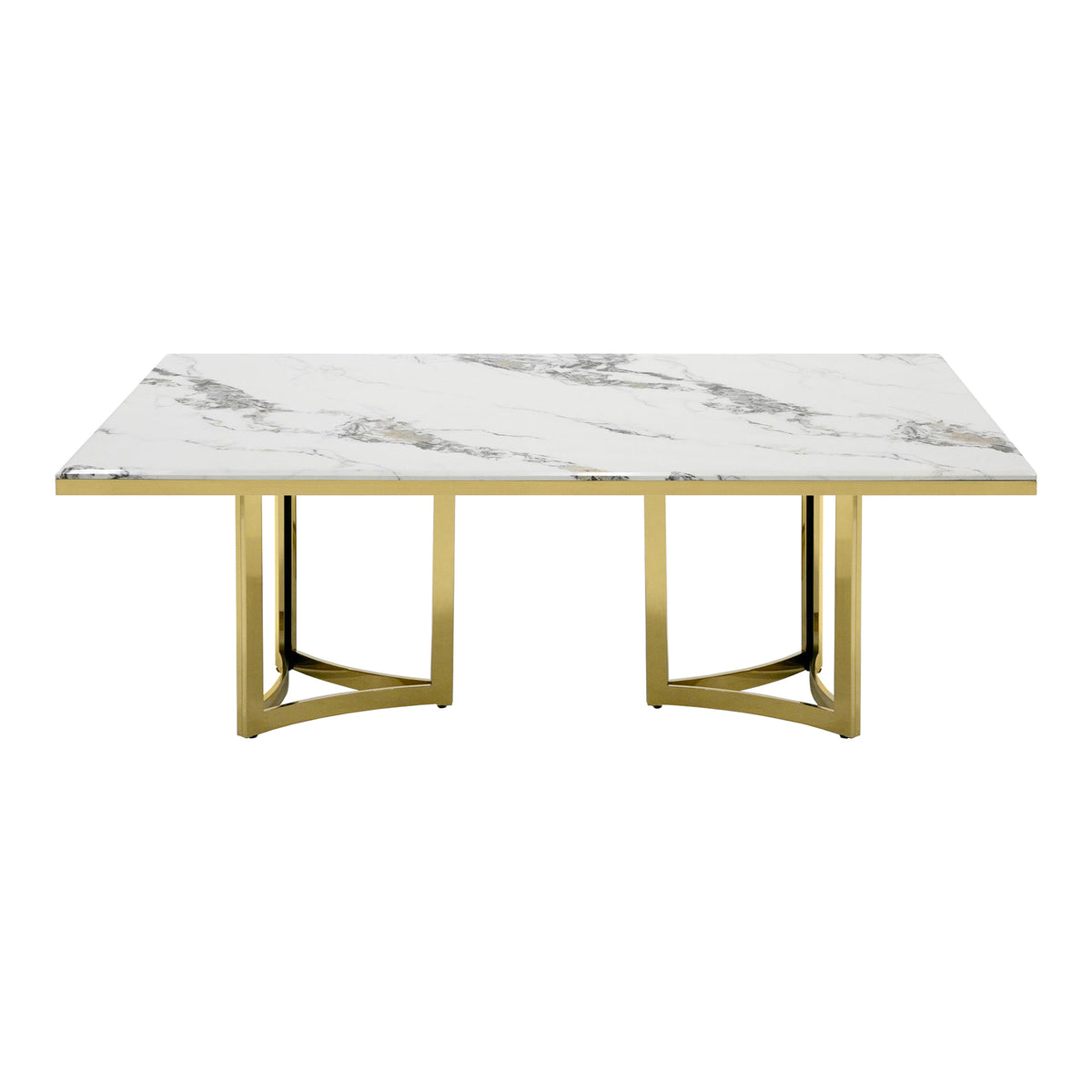 Loomis - White Marble & Gold Dining Table by VIG Furniture - View 14