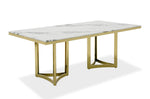 Loomis - White Marble & Gold Dining Table by VIG Furniture - View 6