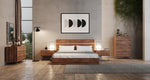 Lorenzo Italian Modern Light Oak Bed by VIG Furniture - View 4