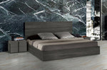 Lucia - Queen Italian Modern Matte Grey / Elm Grey Bed by VIG Furniture - View 3