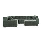 Ludwig - Modern Dark Green Fabric Modular Sectional by VIG Furniture - View 1