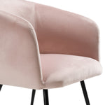 Conroy + Luzerne - Modern Black + Pink Dining Table Set by VIG Furniture - View 6