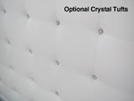 Lyrica - White Leatherette With Crystals Bed by VIG Furniture - View 3