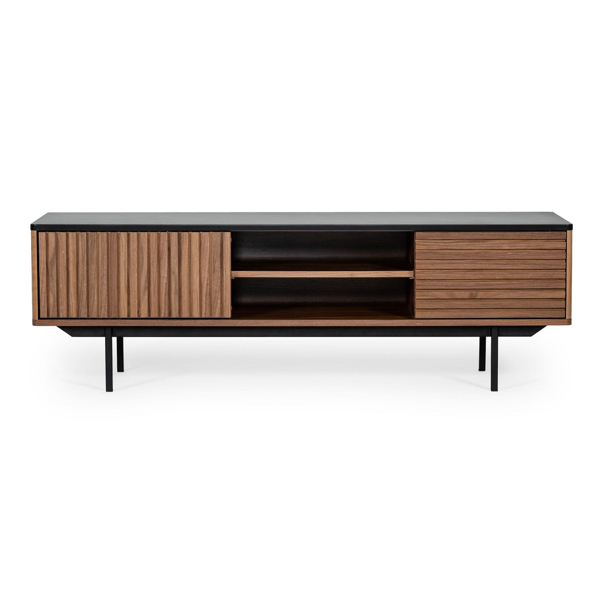 Maggie - Modern Walnut and Grey TV Stand by VIG Furniture - View 1