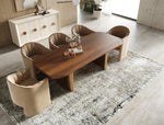 Marjorie - Modern Walnut + Brushed Gold Rectangular Dining Table by VIG Furniture - View 4